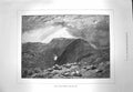 Original Old Antique Print 1873 Turner Liber Studiorum Hind Head Hill Mountains