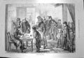 Original Old Antique Print 1873 Berlin Night Refuge Germany Children People