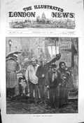 Original Old Antique Print 1873 Paris Elections France Nous Avons Barodet 19th