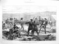 Original Old Antique Print 1873 Scene Murder General Canby Modoc Indians 19th