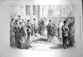 Original Old Antique Print 1873 Prince Wales Opening New Townhall Bolton 19th