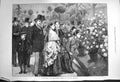 Original Old Antique Print 1873 Rose Flower Show Horticultural Kensington 19th