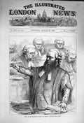 Original Old Antique Print 1873 Trial Tichborne Claimant Dr. Kenealy Address