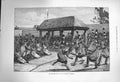 Original Old Antique Print 1873 Logunkayau-Wa Tail Dancers Dahomey Fine Art