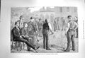 Antique Old Print *3991 1873 Croquet Convalescent Home Bartholomews Hospital