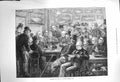 Original Old Antique Print 1873 Scene Weighing Fish London Anglers Club Men