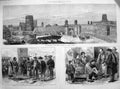 Old Antique Print 1873 Surrender Khiva Russian Officers Japan Costumes 19th