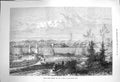 Original Old Antique Print 1873 Russian Siers War City Khiva Hazar-Asp Gate