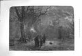 Original Old Antique Print 1873 Moving On Police Man Family Lamplight Fine Art