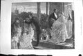 Original Old Antique Print 1873 After Party Scene Men Ladies Romance Fine Art