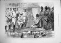 Original Old Antique Print 1874 Interview Between General Kaufmann Khan Khiva