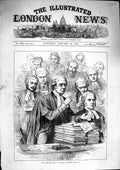 Original Old Antique Print 1874 Tichborne Trial Court Hawkins Addressi Victorian