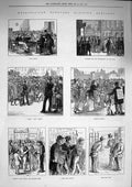 Old Antique Print 1874 Metropolitan Boroughs Election Candidate Chelsea 19th