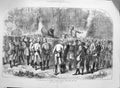 Original Old Antique Print 1874 Ashantee War Garnet Wolseley Siers Natives