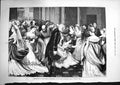 Original Old Antique Print 1874 Duchess Edinburgh Court Buckingham Palace 19th