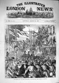 Original Old Antique Print 1874 Ashantee War Royal Welsh Fusiliers Por Victorian