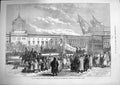 Old Antique Print 1874 Russian Wedding Procession Life-Boats Petersburg 19th