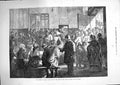 Old Antique Print 1874 Distress Paris Soup Charity Kitchen Rue De Sevres 19th