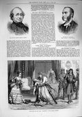 Old Antique Print 1874 Thomas Morson Jex-Blake Olympic Theatre Clancarty 19th