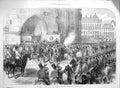 Antique Old Print *3254 1874 Corpus Christi Festival Church Stephen Vienna