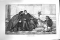 Original Old Antique Print 1874 Religious Men Gift Naxos Royal Academy Fine Art
