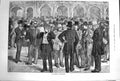 Old Antique Print *3316 1874 Liverpool Cotton Market Men Meeting Fine Art