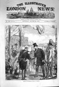 Original Old Antique Print 1874 Arrival Prince Wales Plymouth England Royalty