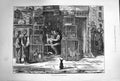 Original Old Antique Print 1874 Morning Toilet Seven Dials Animals Cages Street