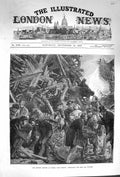 Original Old Antique Print 1874 Railway Disaster Thorpe Norwich Dead Victorian