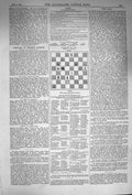 Antique Print Ref.136 1874 Eleven Pages Chess Moves Illustrated London News