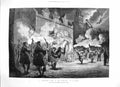 Original Old Antique Print 1874 Torchlight Dance Highlands Scotland Mansio 19th