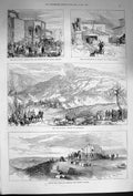 Old Antique Print 1874 Cairo Transit Venus War Spain Astigarraga Miranda 19th
