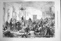 Original Old Antique Print 1874 Trial Count Arnim Berlin Germany Court Scene