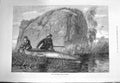 Original Old Antique Print 1875 Wild Duck Shooting Ireland River Boat Sport