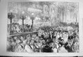 Original Old Antique Print 1875 Fancy Dress Ball Grand Opera House Paris Poor