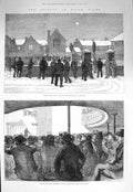 Old Antique Print 1875 Lock-Out South Wales Workhouse Merthyr Emigration 19th