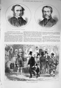 Old Antique Print 1875 Civilisation Japan Forsyth Freshfield Parliament 19th