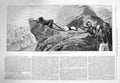 Original Old Antique Print 1875 French Zouaves Arab Siers Algeria Wa Victorian