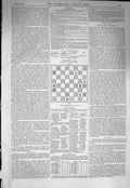 Antique Print Ref.132 1875 Twelve Pages Chess Moves Illustrated London News