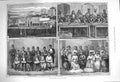 Original Old Antique Print 1875 British Syrian Schools Beyrout Blind Boy 19th