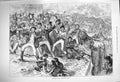 Original Old Antique Print 1875 Goodwood Horse Races Sport Celebration Scenes