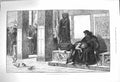 Original Old Antique Print 1875 Fugitives Constantinople People Birds Fine Art