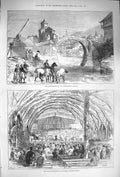 Old Antique Print 1875 Insurrection Herzegovina Mostar Welsh Eisteddfod 19th
