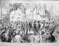 Old Antique Print 1875 Prince Wales Bombay Snake Charmers Serapis Ship 19th