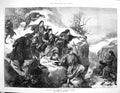 Original Old Antique Print 1876 War Herzegovina Insurgents Ambush Fine Art