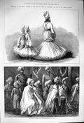 Original Old Antique Print 1876 India Maharajah Jodhpore Begum Bhopal Puttiala