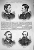 Old Antique Print 1876 Earl Aberdeen Ellesmere Ridley Mulholland Commons 19th