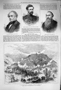 Old Antique Print 1876 War Herzegovina Battle Galway Cameron Africa Leigh 19th