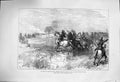 Old Antique Print 1876 Prince Wales India Charge Probyn'S Horse Military 19th