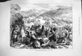 Original Old Antique Print 1876 War Herzegovina Insurgents Turkish Convoy 19th